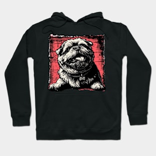 Retro Art Chow Chow Dog Lover Hoodie